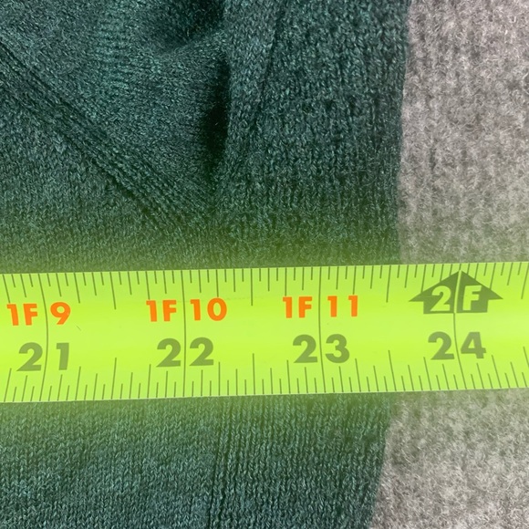 Kit And Ace Mens Merino Wool Full Zip Cárdigan Sweater size XL Green NWOT - Picture 8 of 9